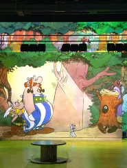 Astérix Obélix dans forêt